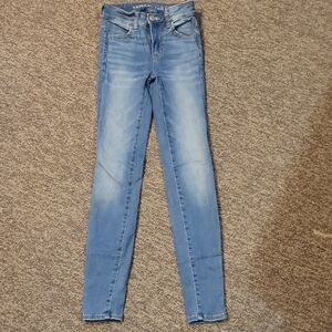 American Eagle Outfitters Blue Skinny Jeans